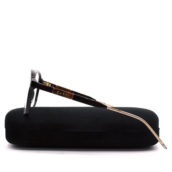 NEW GUCCI GG0844O 001 BLACK AUTHENTIC EYEGLASSES FRAME - Picture 7 of 12